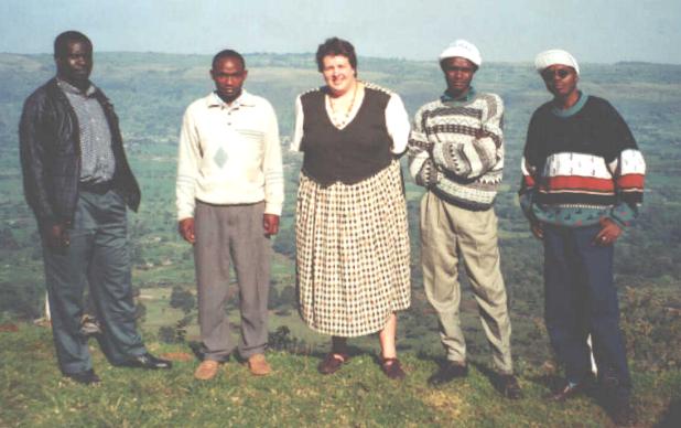 Me and my friends in Nyahururu
